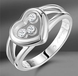 продажа Золотое кольцо Chopard Happy Diamonds Heart 0.17 Ct в салоне «Emporium Gold»