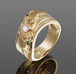 продажа Золотое кольцо Carrera Y Carrera коллекции Panther в салоне «Emporium Gold»